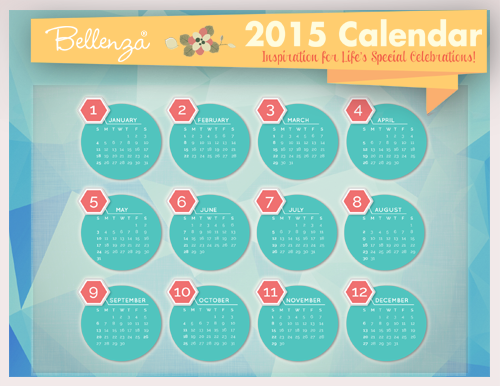 2015 Bellenza printable calendar