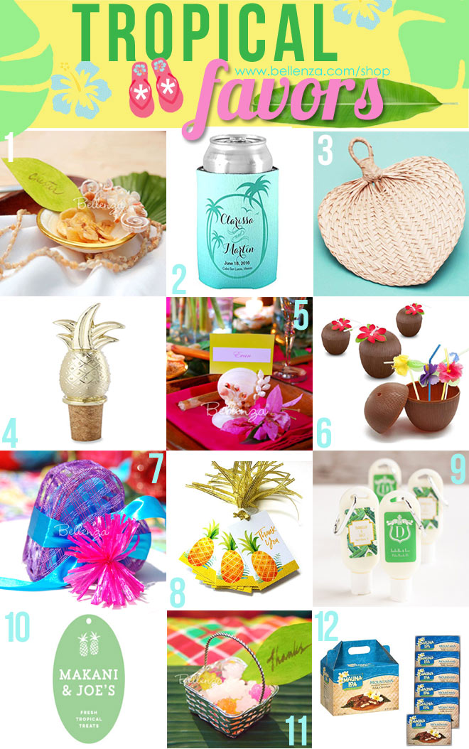 Tropical Favor Ideas to Fit Every Budget