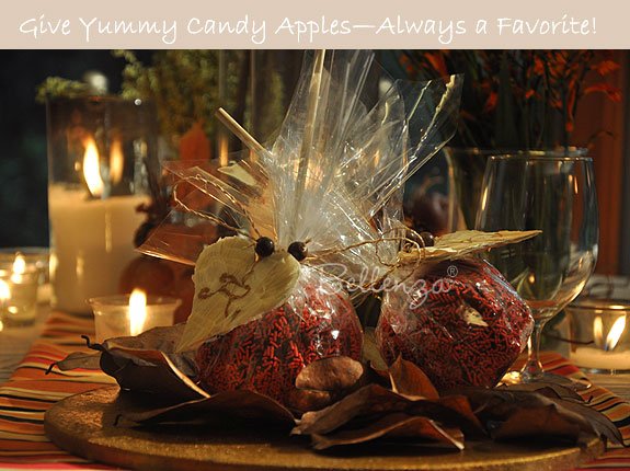 fall candied apples