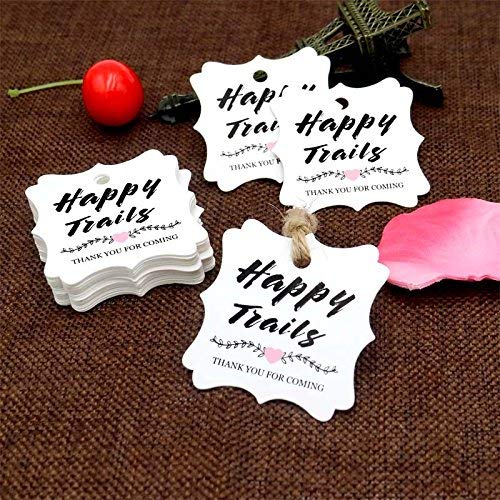 happy trails favor tags