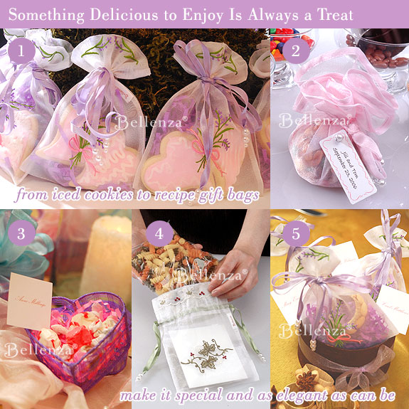 From cookie to pasta to trail mix recipes and ideas as favors