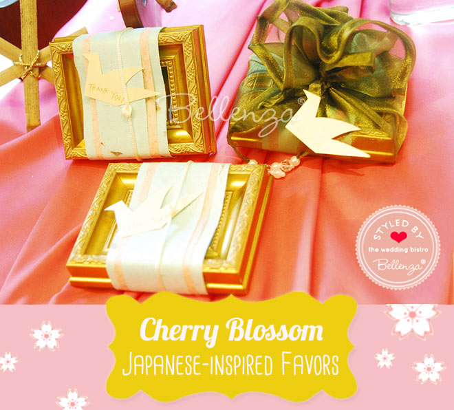 Origami-inspired photo frames with obi sash band