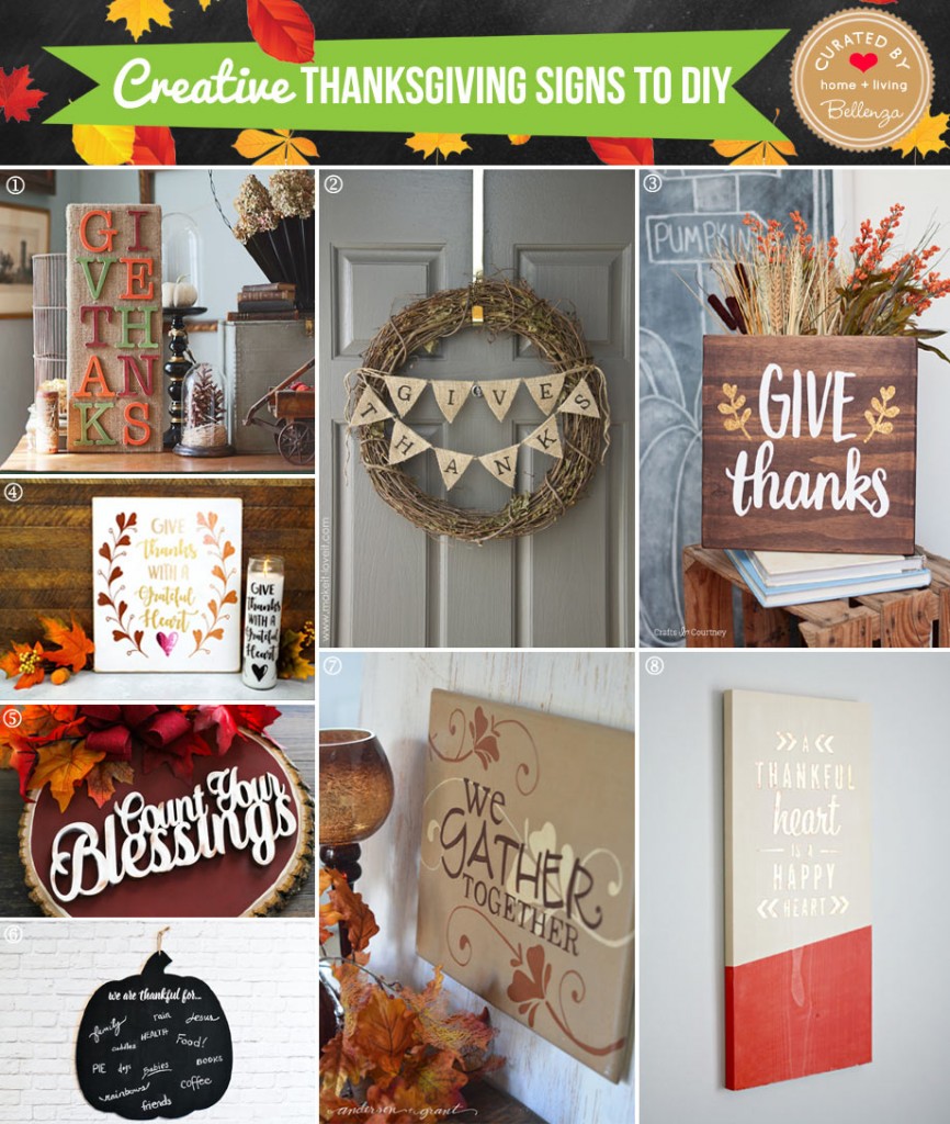 Thanksgiving Sign Craft Creative Thanksgiving Signs for Your Home