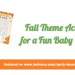Fall Theme Activities for a Fun Baby Shower