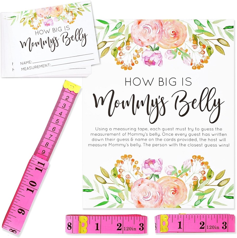 How Big is Mommy’s Belly Baby Shower Game