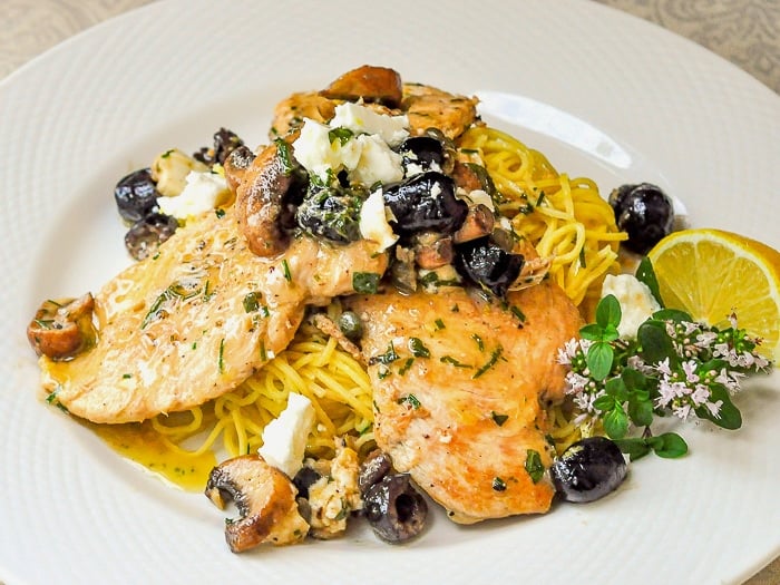Mediterranean Lemon Butter Chicken from Rock Recipes