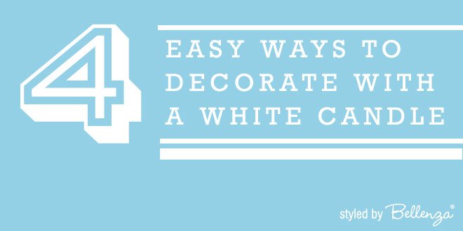 4 easy ways to decorate wedding tables with white candles