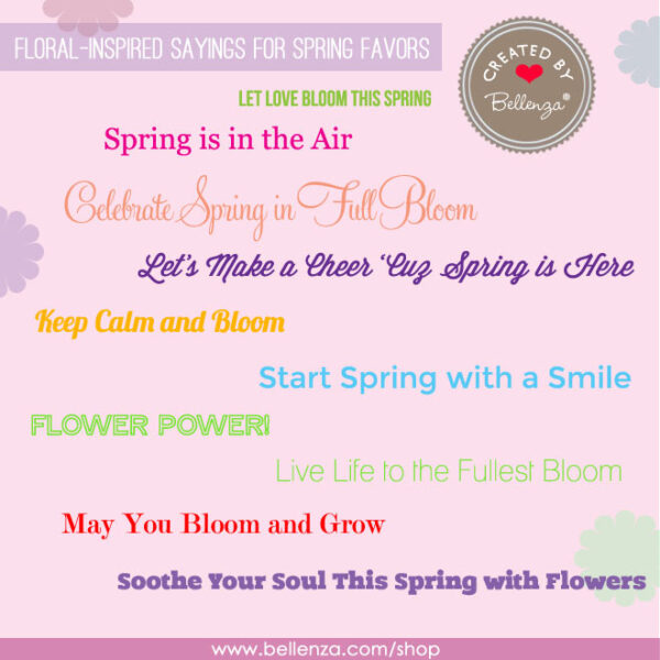 March into Spring with Flower Themed Favors for Grown Ups - Wholesale ...