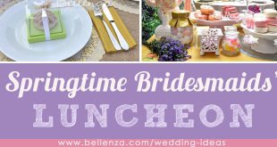 Spring bridesmaids luncheon