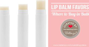 Lip balm wedding favors to buy in bulk